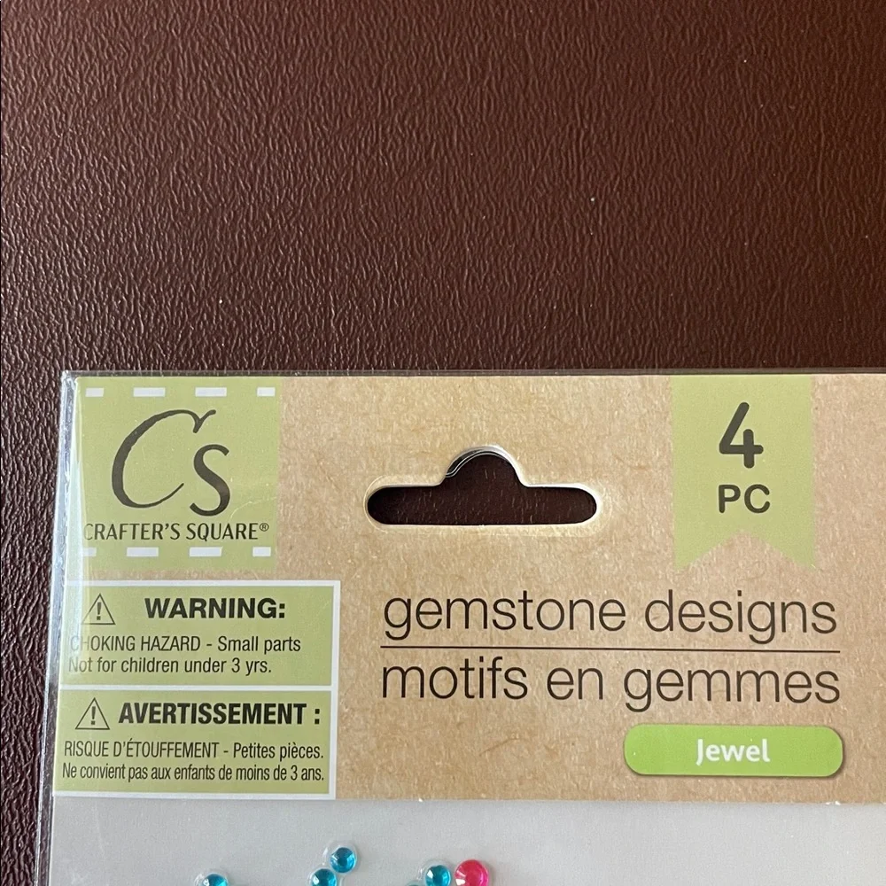 4 PC Butterflies Gemstones Bling Jewels Crafter's Square Stickers